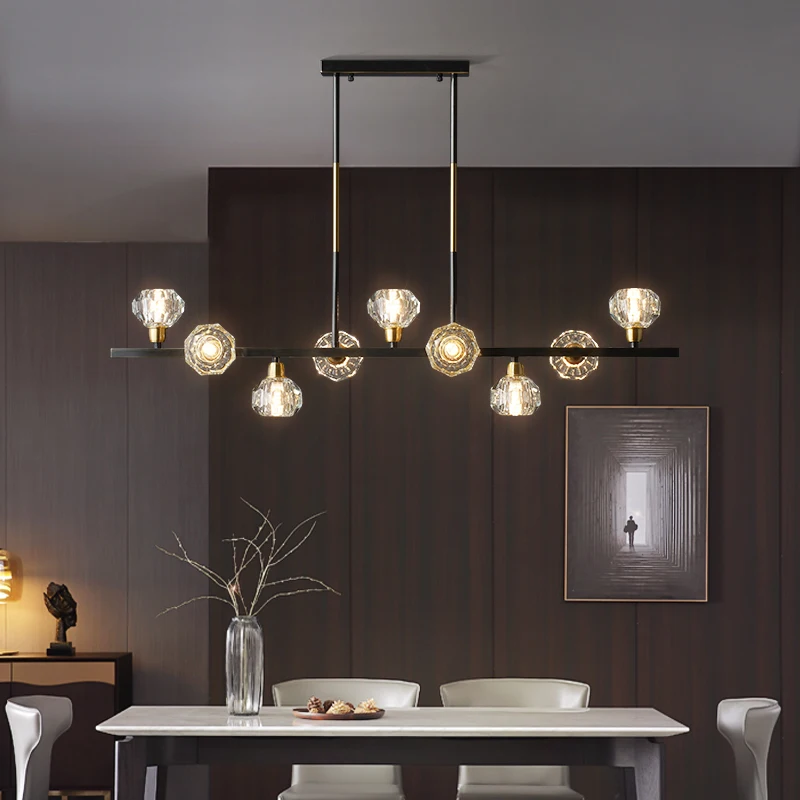 

Люстра Светодиодная, медная, в нордическом стиле