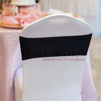 

Cheap Price Lycra Chair Band Chair Sash Tie Bow For Chair Cover Wedding Banquet Event Decoration