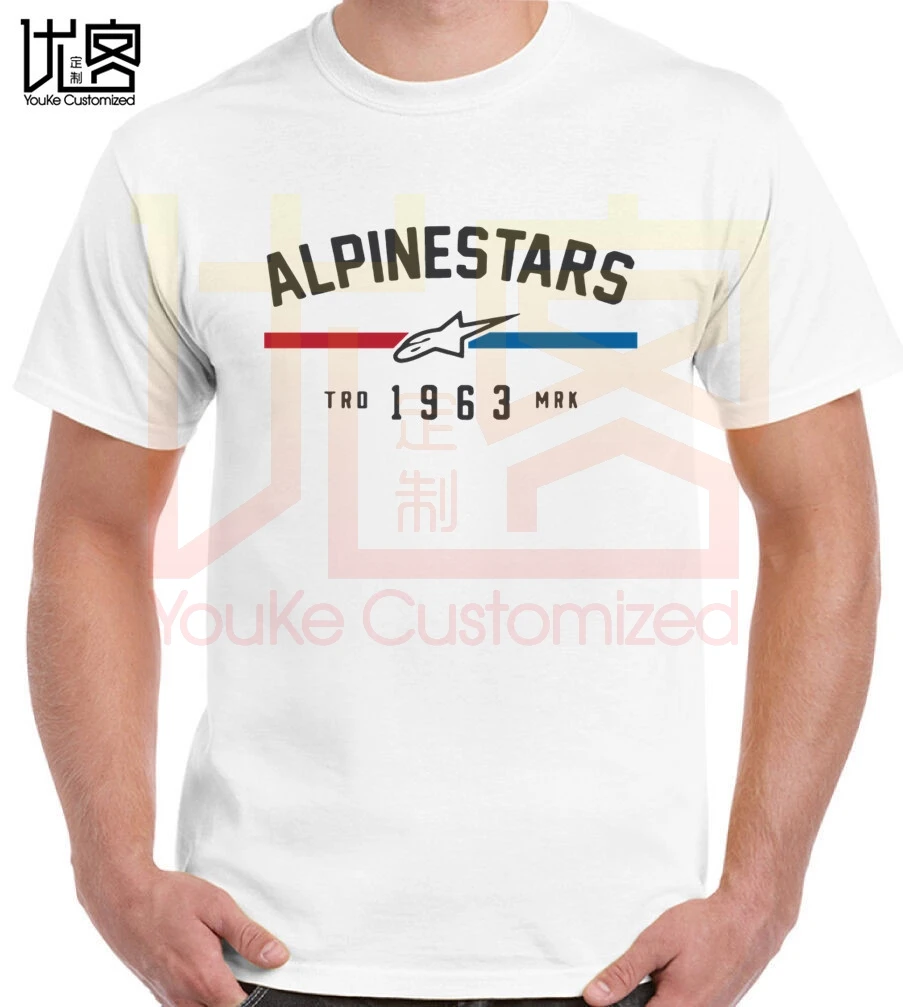 Alpinestars Betterness Camiseta algodón 100% para hombre y mujer, camisetas de manga camiseta informal con estampado de cuello redondo| Camisetas| - AliExpress