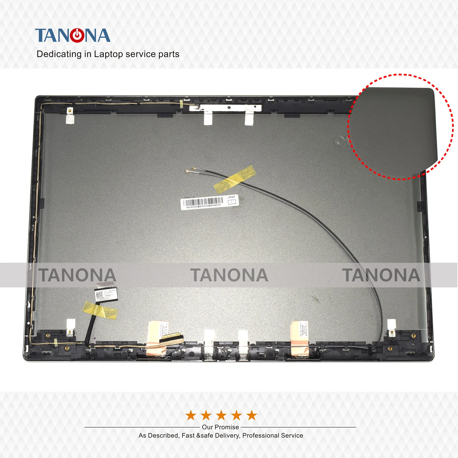 5CB0N98513 AM14K000100 для lenovo Ideapad 520-15 520-15IKB ЖК задняя крышка верхний корпус шкаф IG W/ATEN EDP