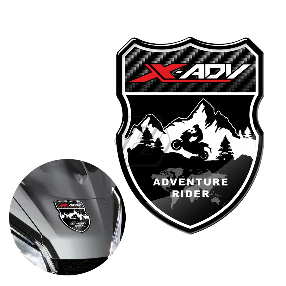 3D Motorcycle Sticker Case for HONDA X-ADV XADV 150 250 300 750 Adventure Rider Decals