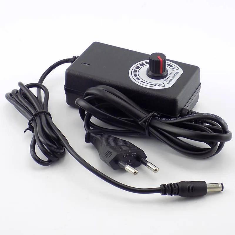AC 100 220V к DC Регулируемый адаптер 3 12V 2.0A CCTV камера питания Универсальное зарядное