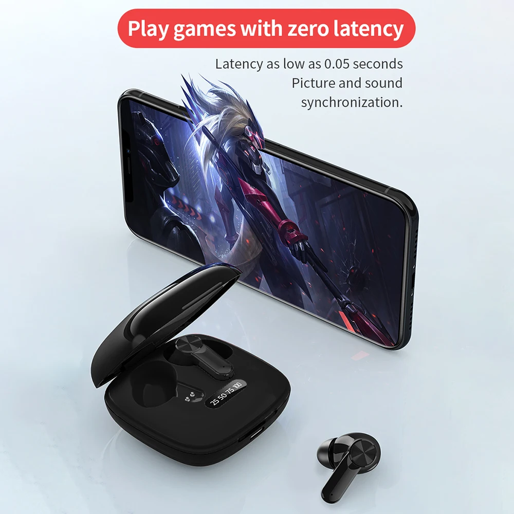 XG31 TWS Bluetooth Earphone 12D 9D Sport Wireless Headphones With Noise Cancelation Display Earbuds Microphone For Iphone Xiaomi