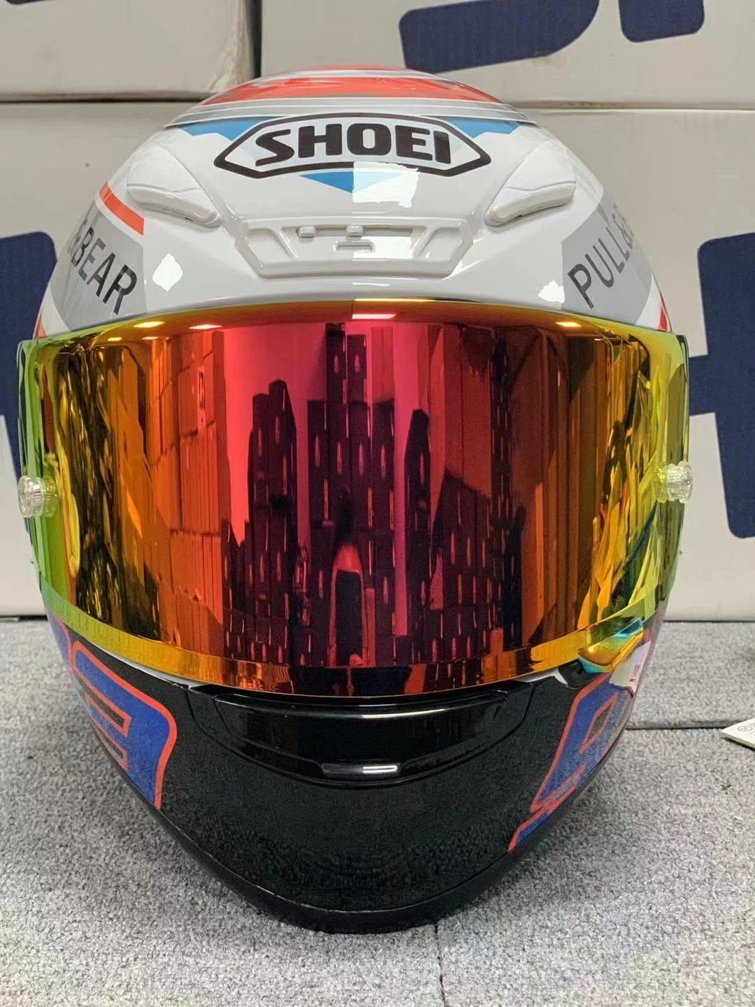 Full Face Motorcycle Helmet Z7 Marquez Power Up Tc-1 Helmet Riding 