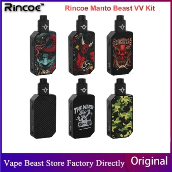 

Newest E-cig Rincoe Manto Beast VV Kit With Metis RDA 810 Drip Tip & 228W By Dual 18650 Battery(not included) W/ 5-Level Voltage