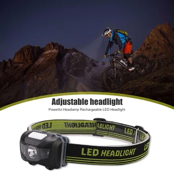 

Adjustable LED Headlamp Classic Colors and Simple Durable Design 3 Modes Waterproof Headlight for Outdoor Camping Fishing