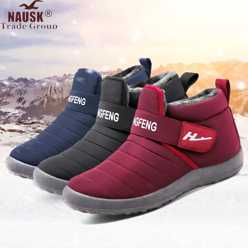 

Ankle Boots for Women Boots Fur Warm Snow Boots Female Winter Shoes Women Waterproof Padded Boots Winter Booties Botas Mujer