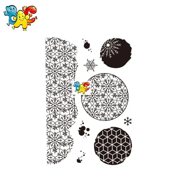 background Transparent Clear Stamps for DIY Scrapbooking/Card Making/Kids Christmas Fun Decoration Supplies | Дом и сад