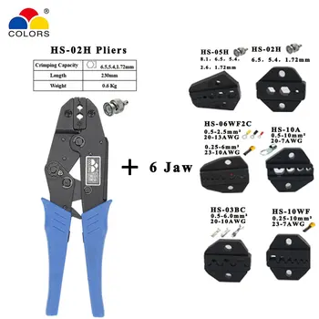 

HS-02H coaxial crimping pliers RG55 RG58 RG59,62, relden 8279,8281,9231,9141 coaxial crimper SMA/BNC connectors tools