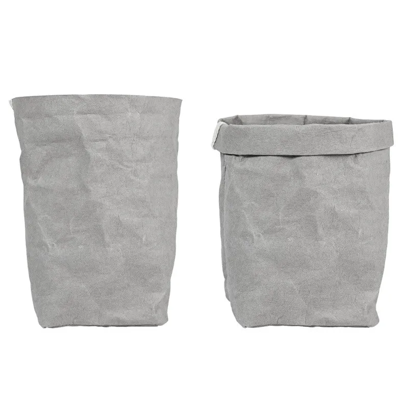 Многофункциональная сумка для хранения из крафт-бумаги, креативная натуральная моющаяся Бытовая Кухня, хозяйственные продукты, украшения, органайзер, сумки