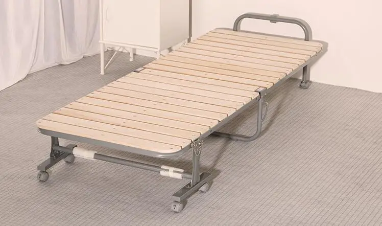 Folding Portable Roll Away Guest Bed With Strong Sturdy Stainless Steel Frame Home Furniture Japanese Futon Bed Bedroom & Office Folding Portable Roll Away Guest Bed With Strong Sturdy Stainless Steel Frame Home Furniture Japanese Futon Bed Bedroom & Office