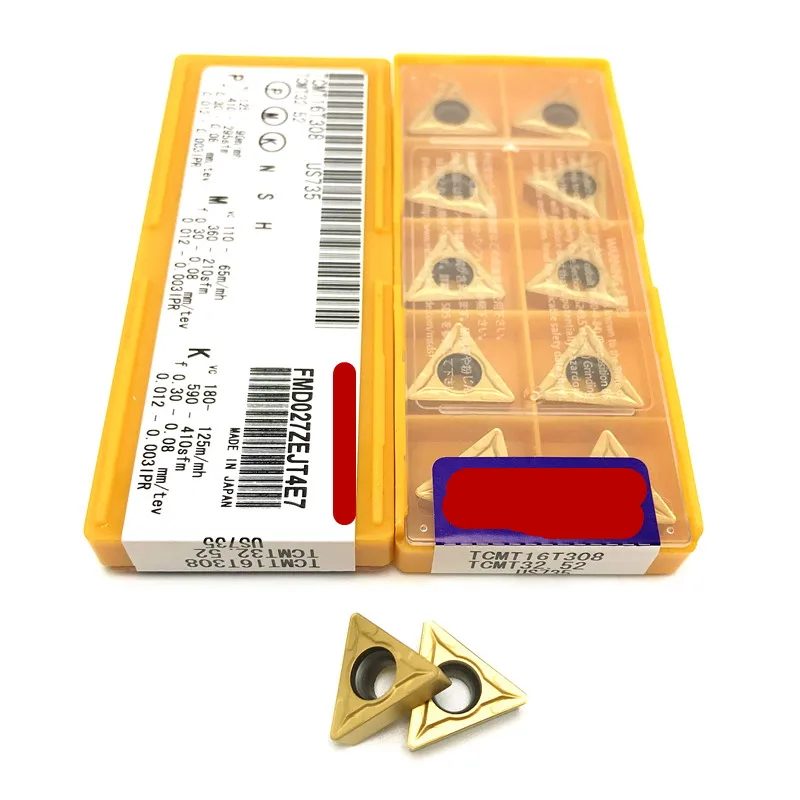 

20PCS Mitsubi 60° Lathe Tool TCMT16T308 / TCMT32.52 VP15TF / UE6020 Carbide Tool External Turning Tool CNC Lathe Tool