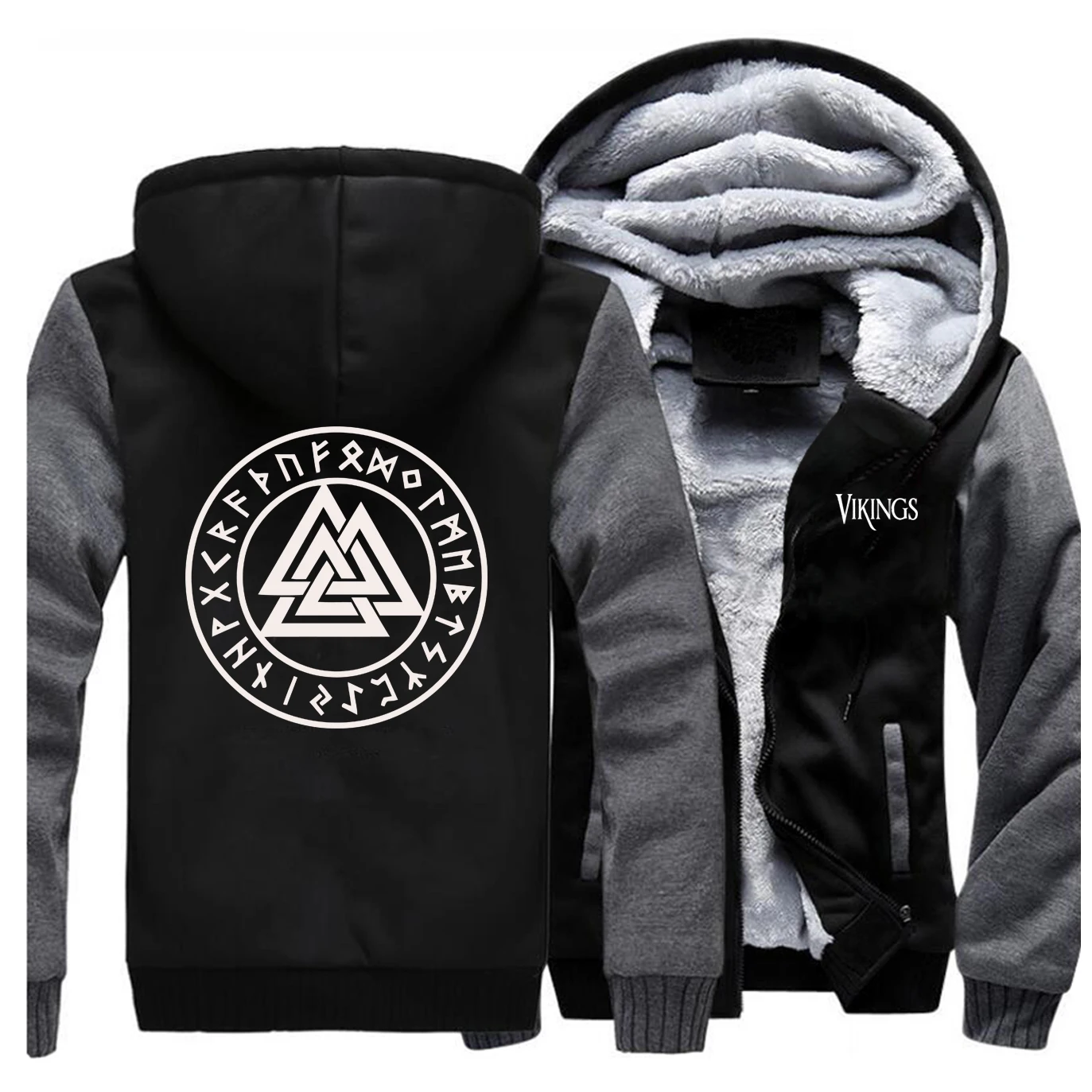 Vikings Symbols Male Warm Coat New Arrival Mens Jacket Zip Fleece Sports Clothing Casual Odin Vikings Men's Coat Vintage Costume Vikings Symbols Male Warm Coat New Arrival Mens Jacket Zip Fleece Sports Clothing Casual Odin Vikings Men's Coat Vintage Costume
