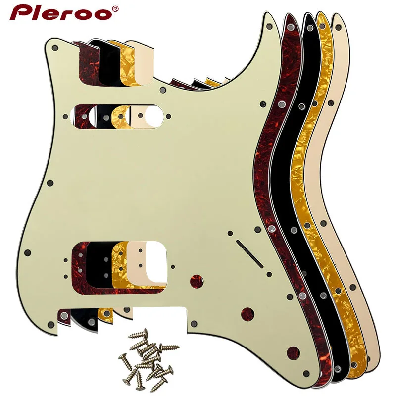 Blank Pickguard für US Mexico STRAT FLOYD ROSE TREMOLO 11-Loch MATERIALAUSWAHL