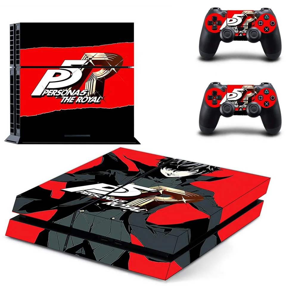 GYTM2856 Persona 5 наклейка для sony PS4 Skins 2 шт контроллер кожи консоль наклейки PS 4 защитная пленка - Цвет: GYTM2856