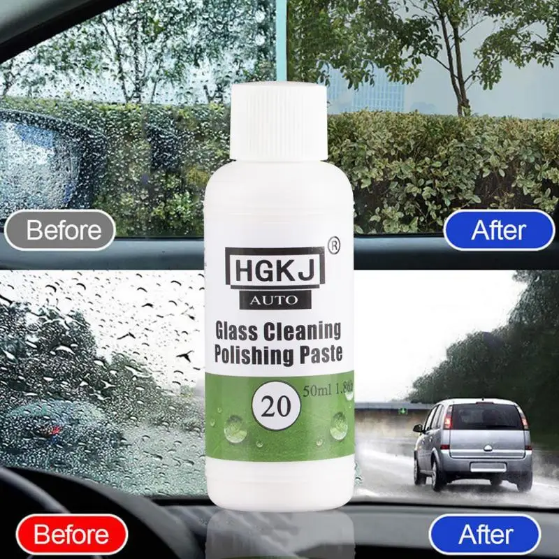 HGKJ-20-50ml Авто стекло масляная пленка очистка и полировка стекло Очистка Полировальная паста ремонт автомобиля безопасные аксессуары очиститель