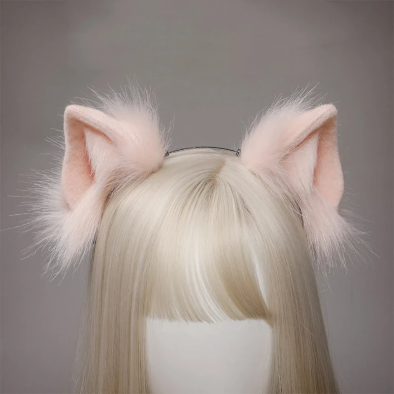 Cosplay&ware Lovely Animal Faux Fur Wolf Ears Headband Realistic Furry Fluffy Hair Hoop Lolita Anime Masquerade Cosplay Costume -Zentai shop online H626e5c173f244fec8f4b0120d9e396f1y.jpg