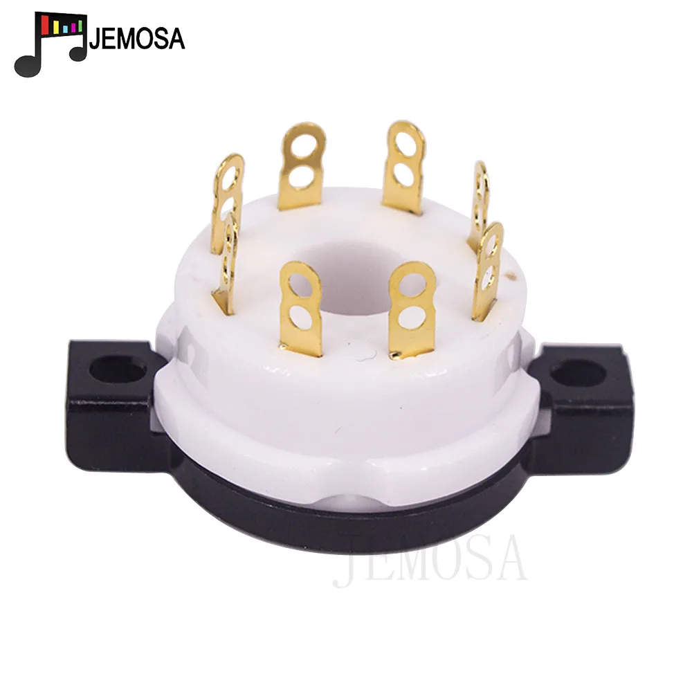 Eizz Cerâmica 8pin Tubo Tomada Base da Válvula para Kt88 El34 5ar4 6l6 6ca7 6sl7 6sn7 Tubo de Vácuo Amplificador Alta Fidelidade Áudio do Vintage - Image 5
