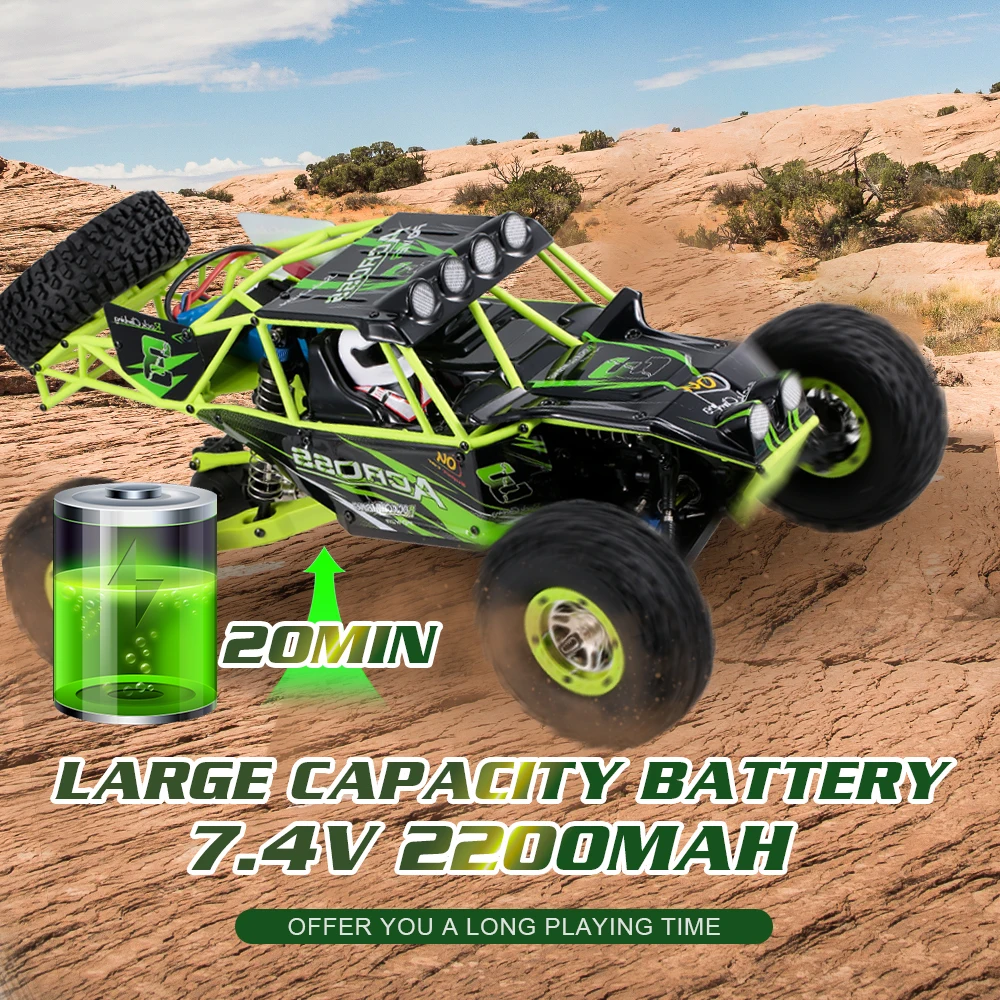 

1/10 2.4G 4WD Wltoys RC Car30km/h High Speed RC Off Road Car RC Rock Crawler Cross-country RC Truck Remote Control Car