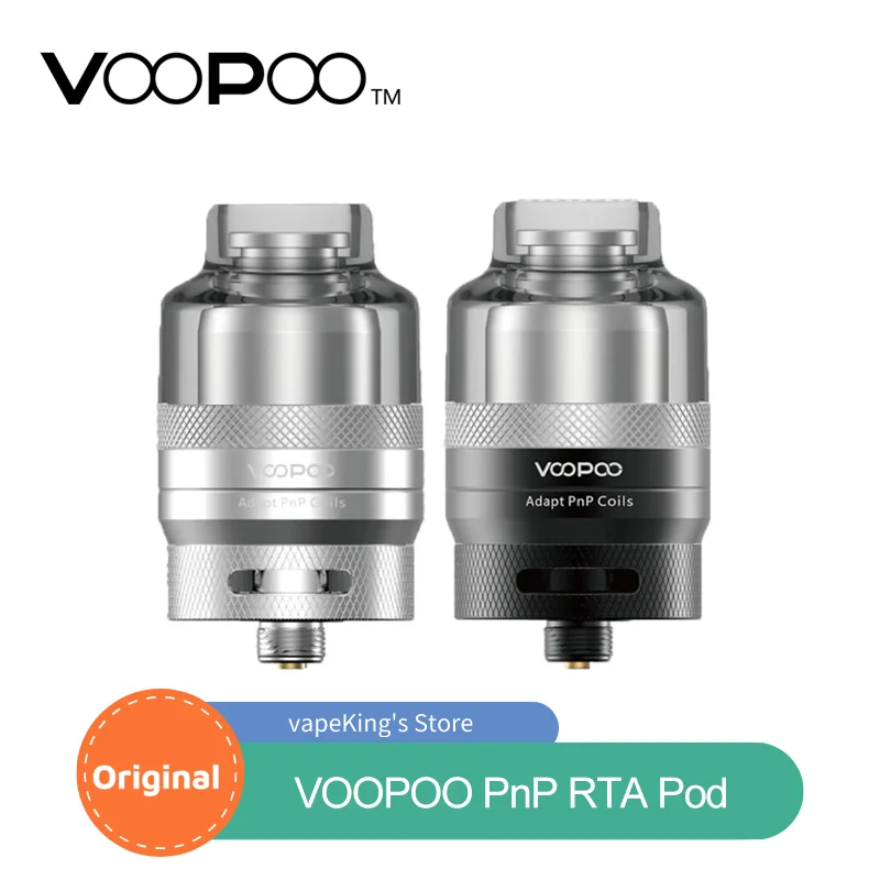 Оригинальный атомайзер VOOPOO PnP RTA Pod 2 мл однокатушечный для вейпа 510 ниток набор Drag X