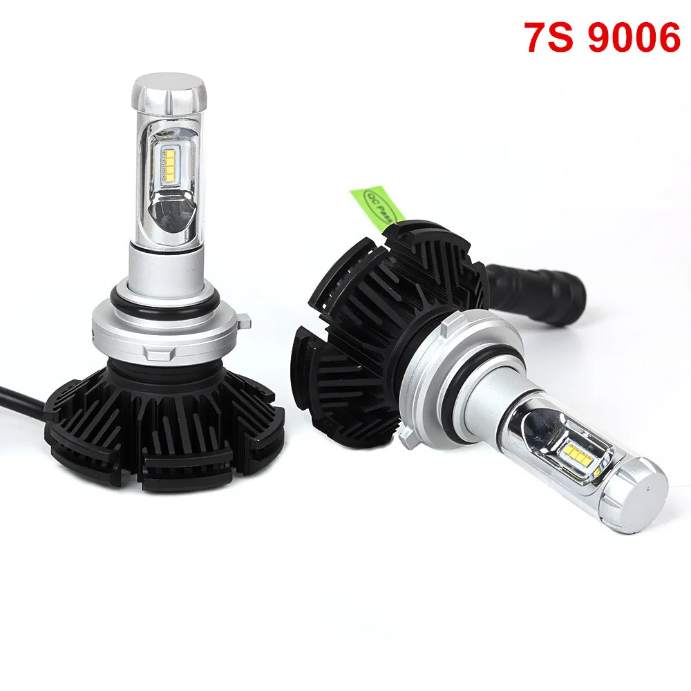 Rockeybright H7 светодиодный лампы для передних фар H8 H9 H11 H16 9005 H10 9006 для hyundai i351 светодиодный светильник 12000lm 50 Вт фотоаппаратов моментальной печати 7S ZES светодиодный фары