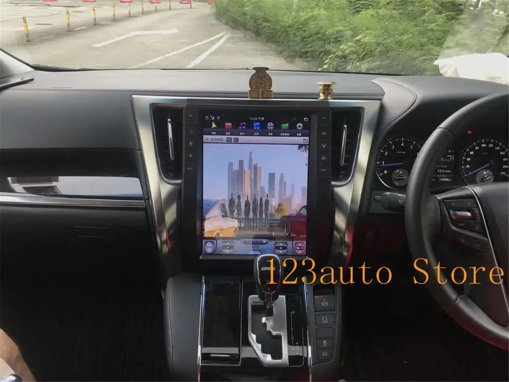 

13'' Vertical screen Tesla Style Android 8.1 auto Car DVD GPS Navigation Player for TOYOTA Alphard 2015 2016 2017 2018 IPS PX6