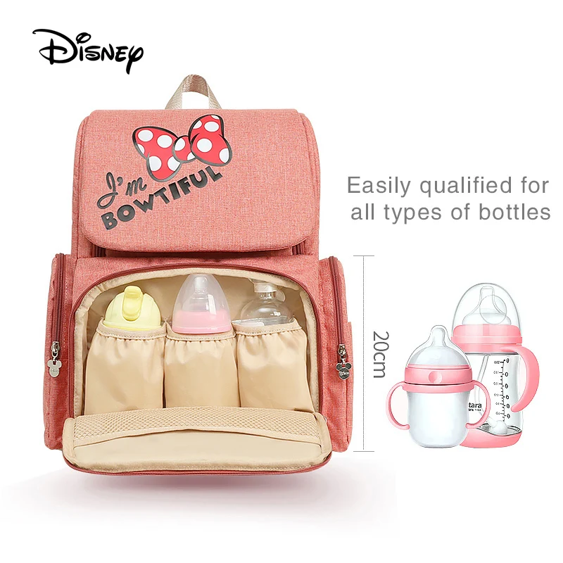 Сумка для подгузников Disney с Usb Микки Маусом многофункциональная сумка на молнии