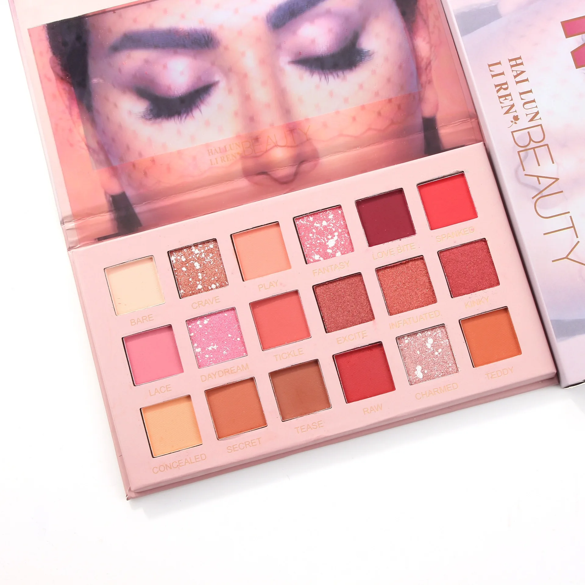 

18 Color Eyeshadow Pearlescent Matte Desert ROSE
