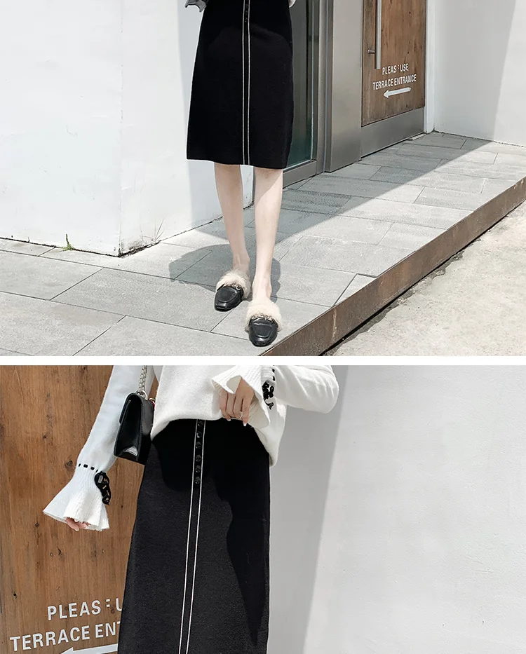 Fv502 new autumn winter women fashion casual sexy Skirt kawaii plus size skirt harajuku long skirts for women