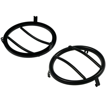 

2Pcs Black Light Guard for Front Turn Signal Indicators Cover for 2007-2018 Jeep Wrangler JK Unlimited