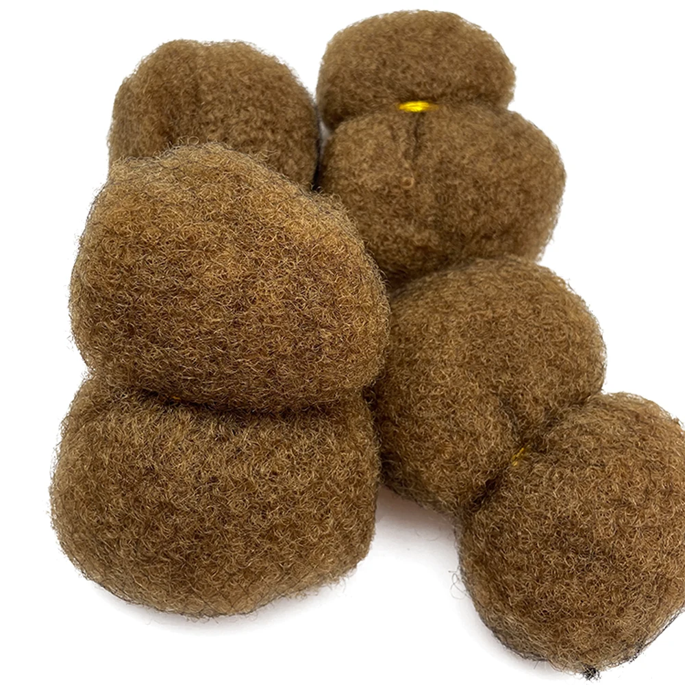 Tight Afro Kinky Human Hair Ideal for Making Locs Repair Extensions Twist Braids 4 Bundles/Package