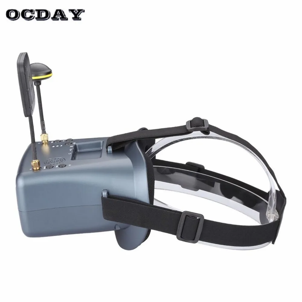 LS-008D 5,8G FPV Googles vr очки высокого качества 40CH с аккумулятором 2000mA DVR разнообразие для RC модели 92% прозрачные линзы fi