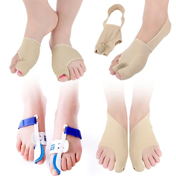

Toe Separator Hallux Valgus Corrector Bunion Straightener Bone Thumb Training Foot Care Tools Shoes Insoles Silicone Cushion Pad