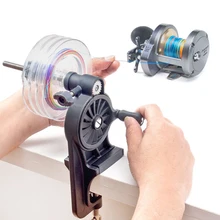 Moulinet de pêche Baitcasting 3.5:1, enrouleur de ligne de pêche, Type de poignée, Tension réglable avec Clip de bureau