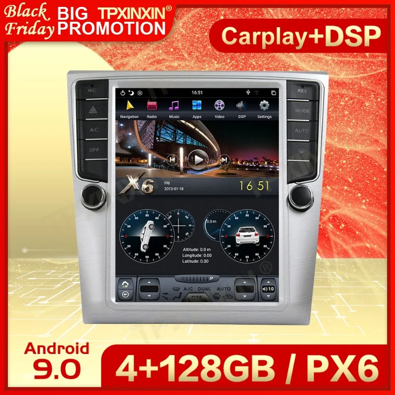 

Carplay 2 Din Android 9 Tesla Мультимедиа Стерео для VW Magotan 2012 2013 2014 2015 2016 GPS навигация радио приемник плеер головное устройство