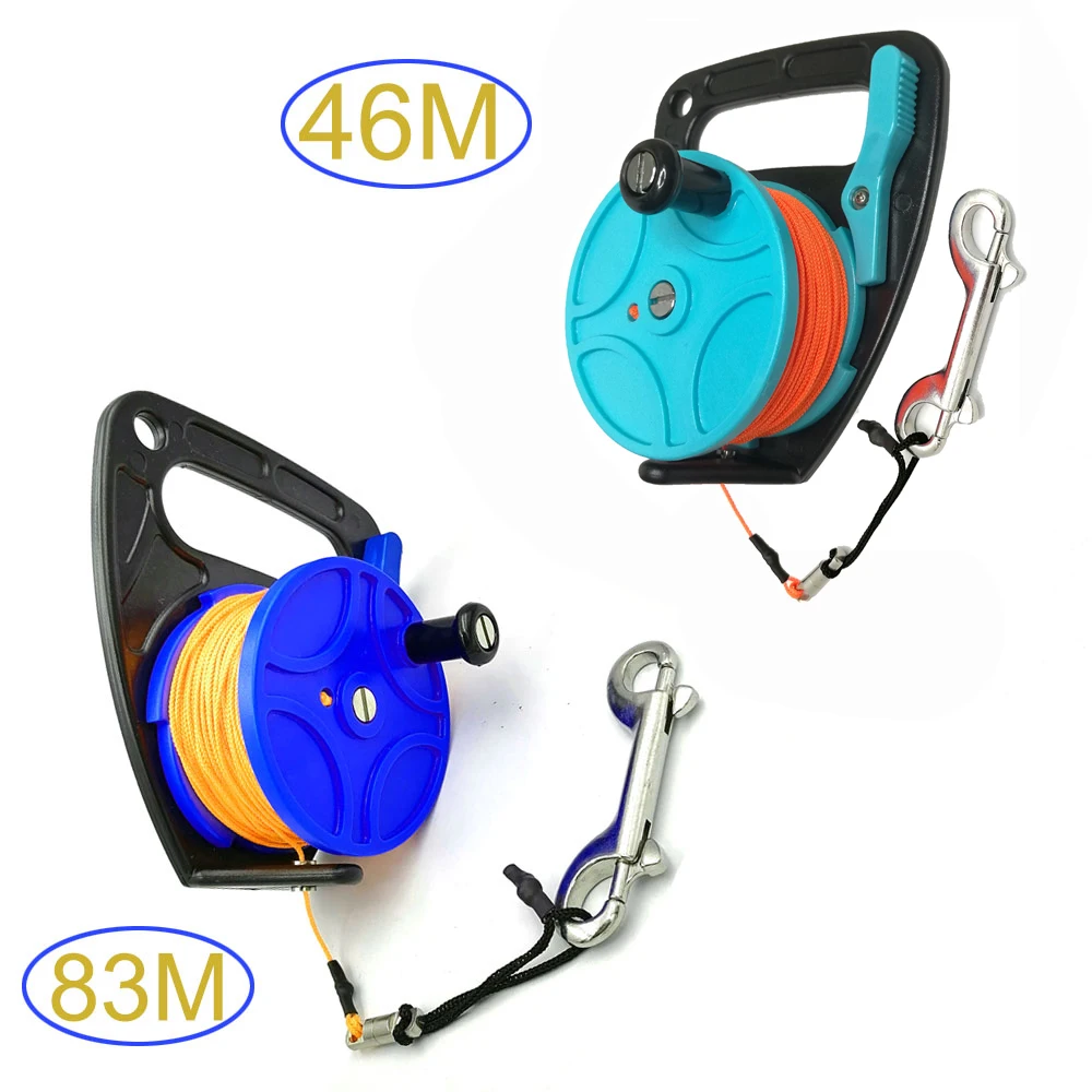 Scuba Dive Finger Reel Kayak Anchor with Thumb Stopper Double End Bolt