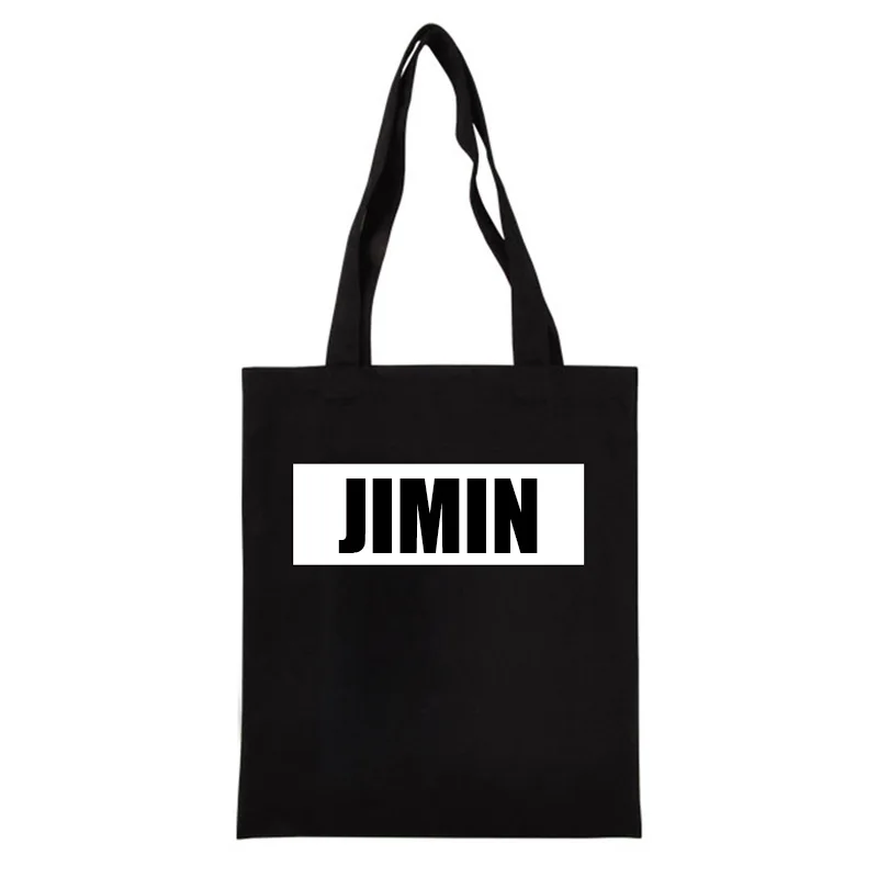 Kpop Bangtan JUNGKOOK Jimin V J hope Холщовая Сумка мужская и wo сумочка мессенджер для шопинга