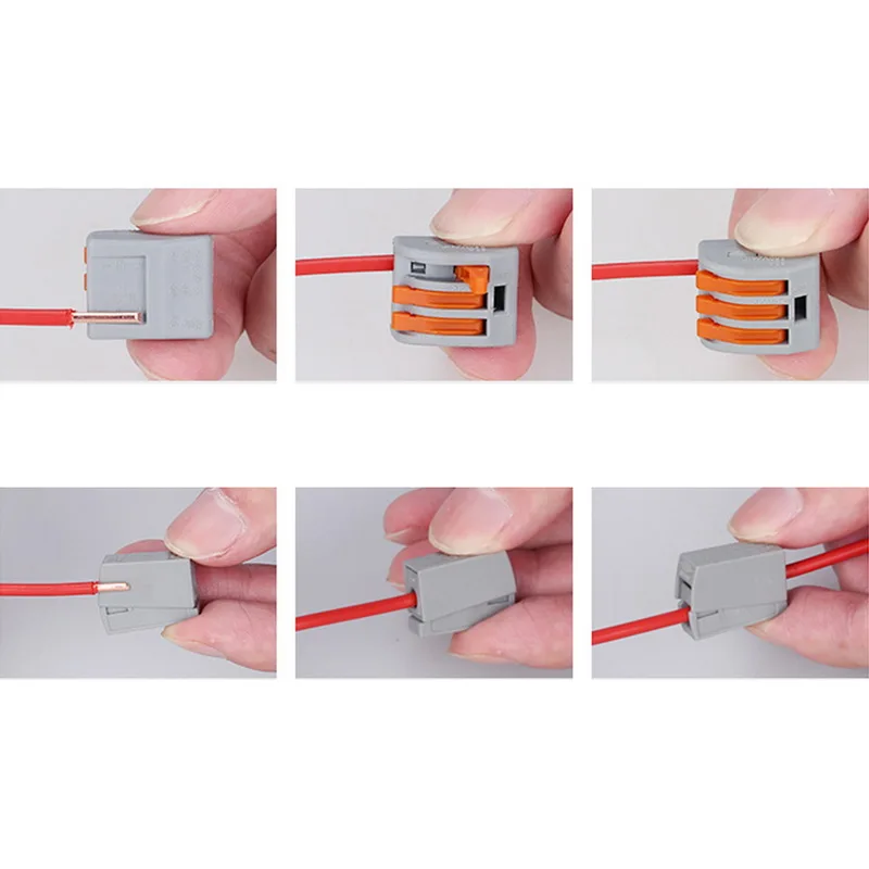 Горячая распродажа 10/20 шт. 2/3/4/5/8 отверстий электрический провод разъем быстрой зарядки универсальный зажим для клемм мягкие и удобные для распределительная коробка