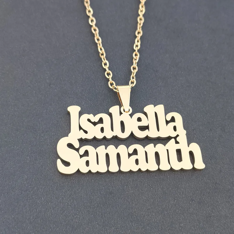 Kustom Dua Nama Choker Kalung Baja 