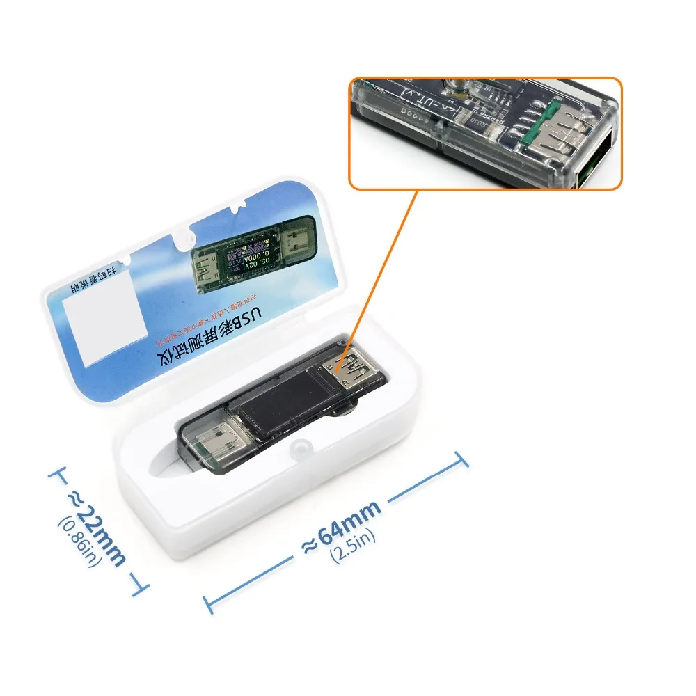 5A USB тестер цветной экран амперметр напряжения мощность быстрой зарядки протокол зарядки