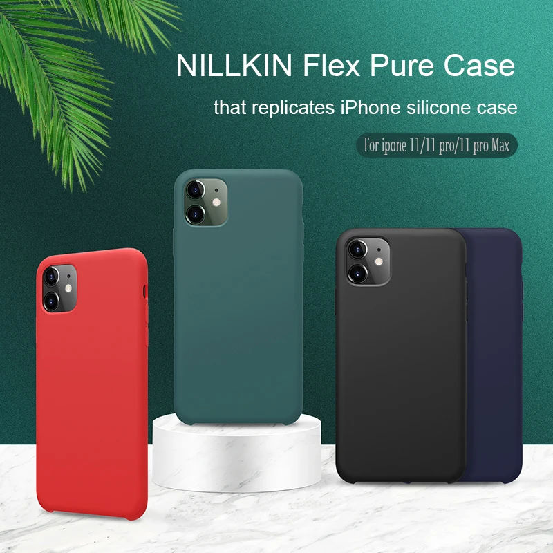 Для чехол на айфон 11 iphone se 2020 NILLKIN Flex чистый тонкий мягкий жидкий Силиконовый