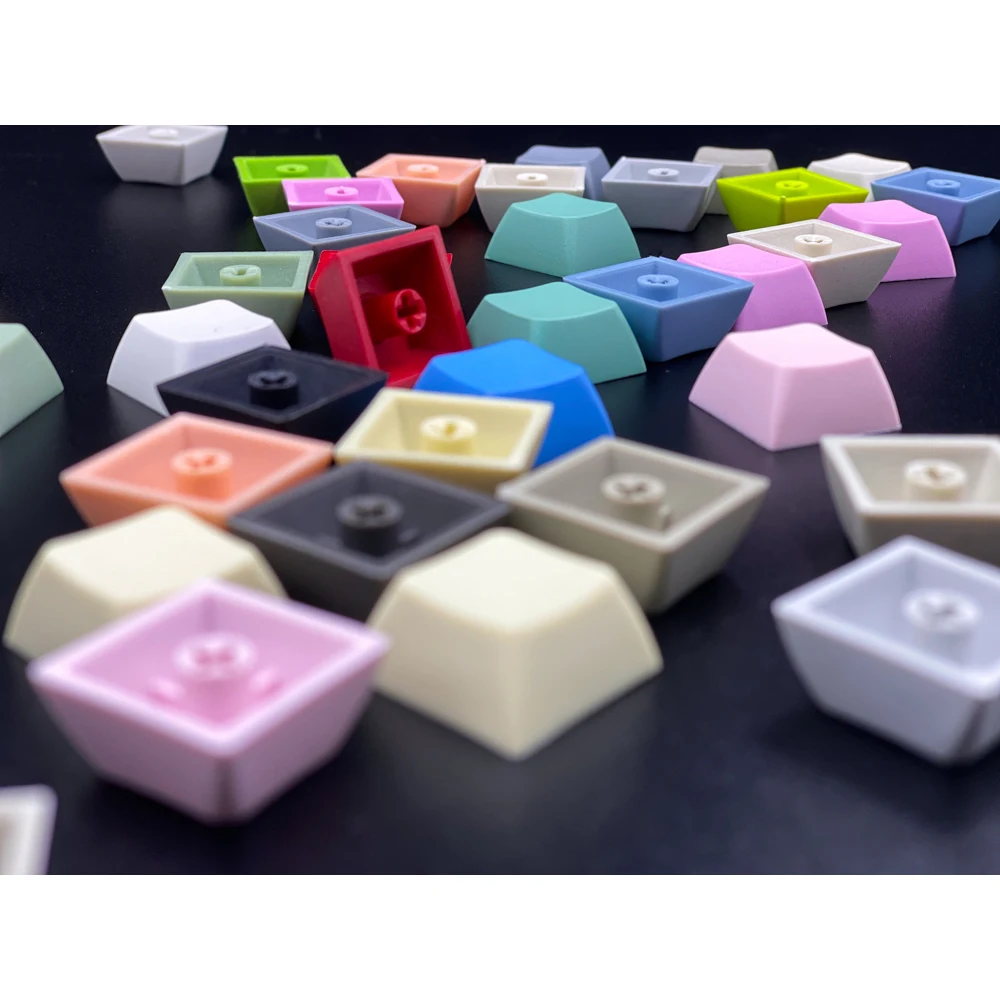 Пустая клавиатура MP 1U XDAS keys PBT смешанные цвета переключатели Cherry MX колпачки для