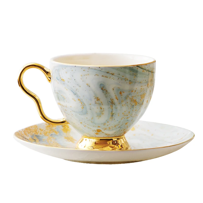 Европейский Стиль общественного питания костяной фарфор чашка в роскошном