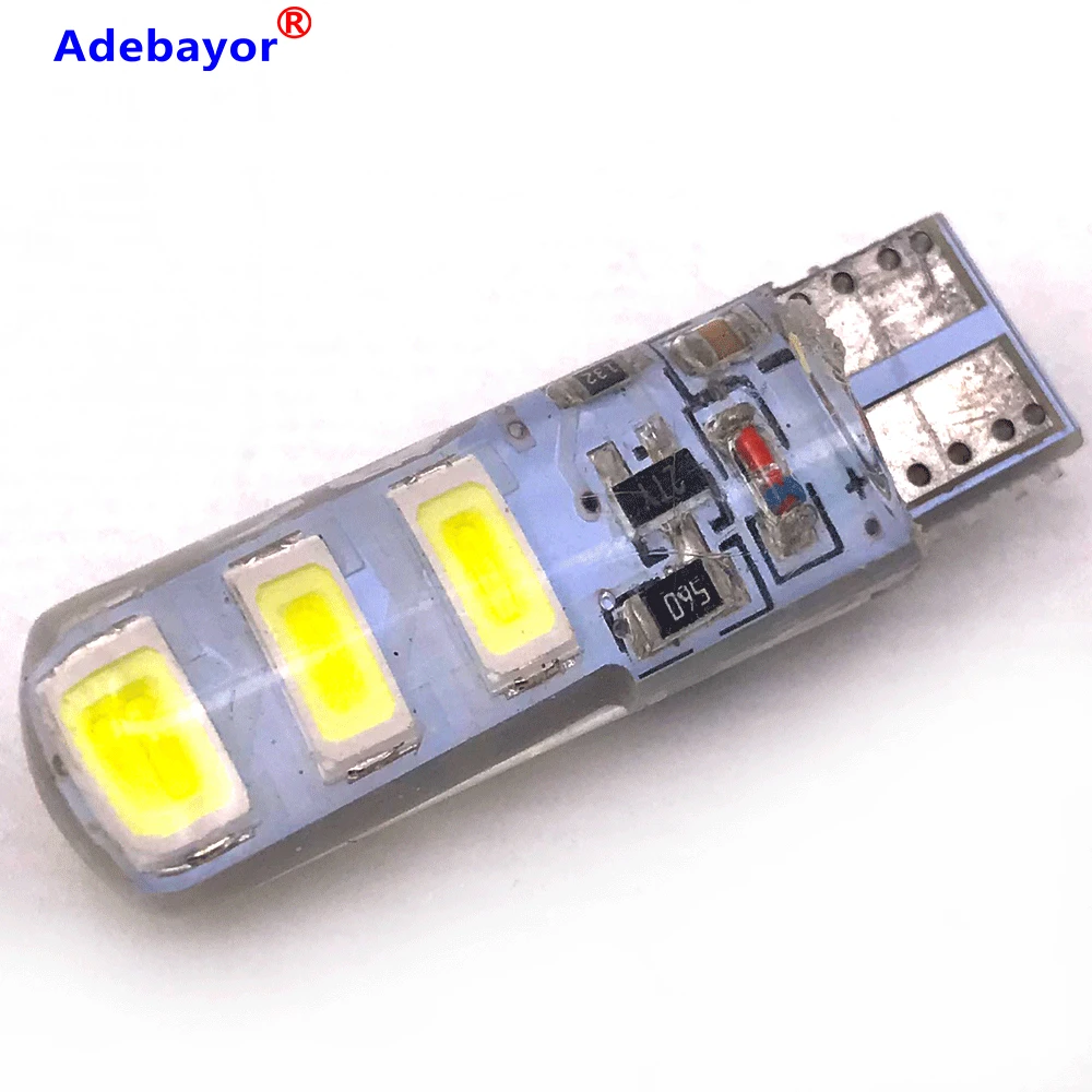 50 шт. T10 5730 5630 6SMD светодиодсветодиодный Водонепроницаемая вспышка постоянного