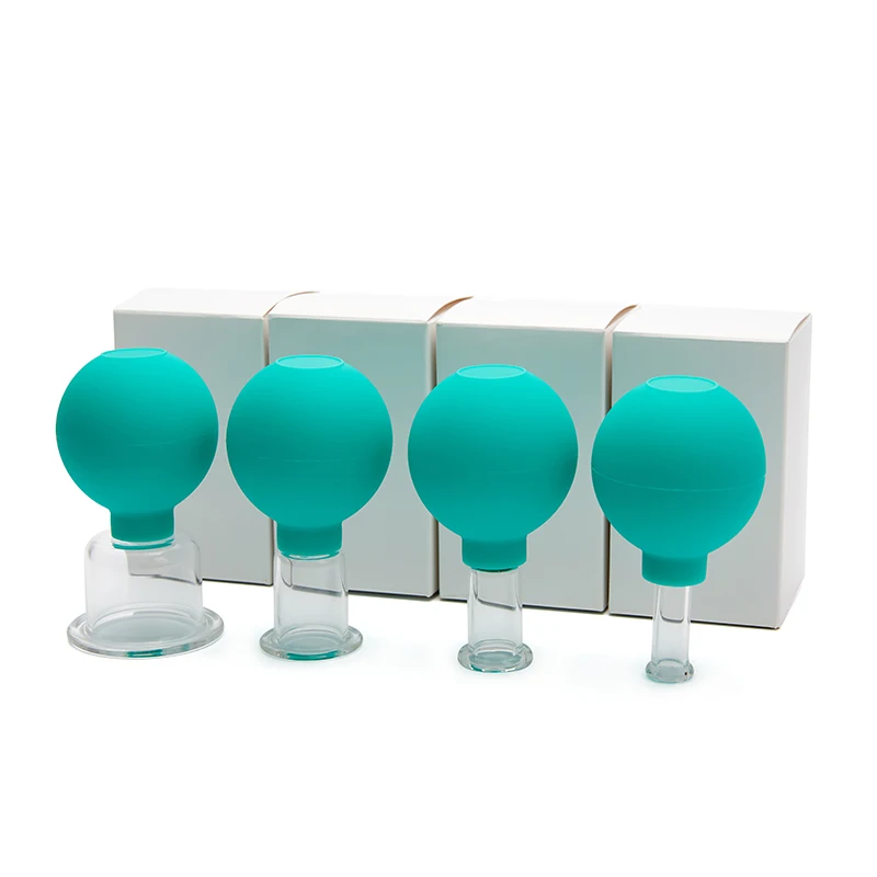 Rubber Massage Body Cups Anti Cellulite Suction Glass Cup for Face Facial Skin Lifting Tool Vacuum Cupping Massage Beauty Health 6