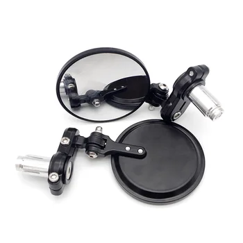 

Motorcycle Handle Bar End Mirrors For suzuki gsx s 750 kawasaki zx10r 2005 yamaha r6 2008 kawasaki vn800 honda cbr 250r
