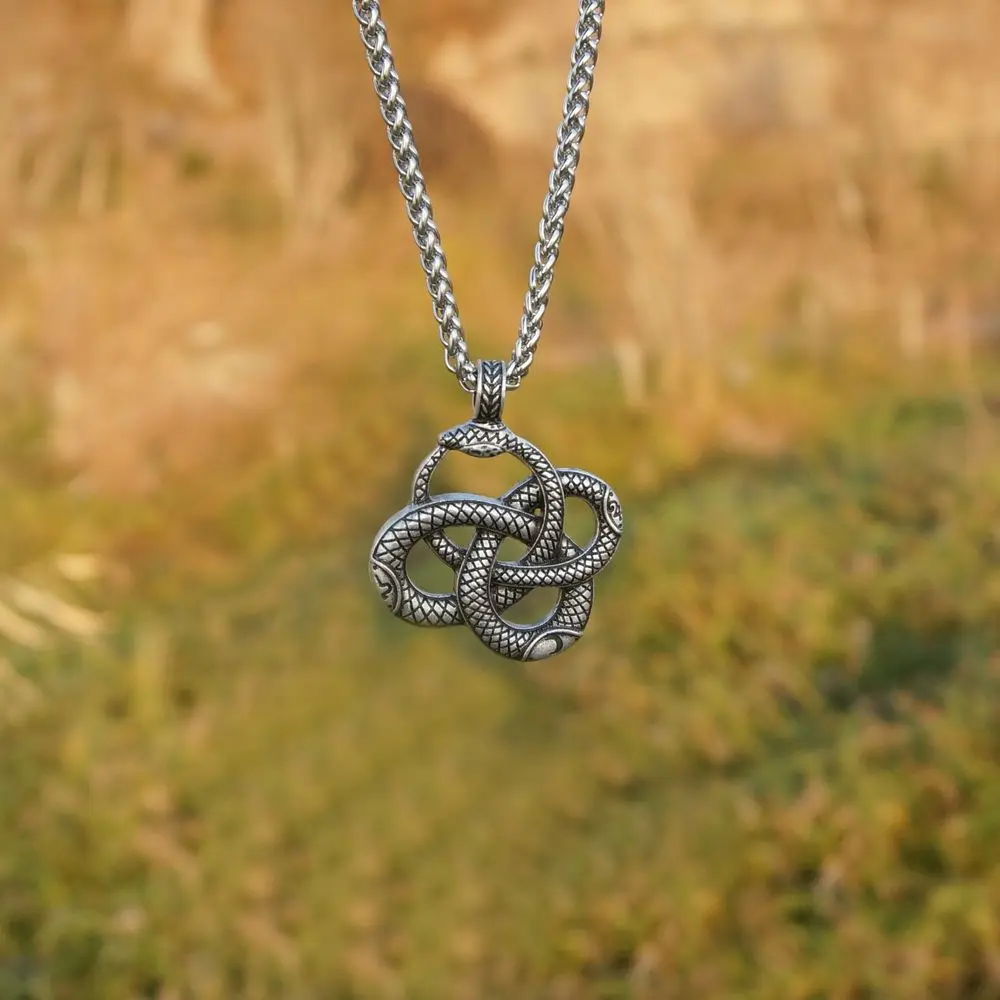 SanLan Snake Infinite Auryn Gothic Pendant Necklace Neverending-Story 2