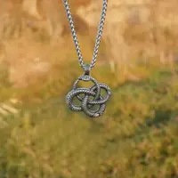 SanLan Snake Infinite Auryn Gothic Pendant Necklace Neverending-Story 2