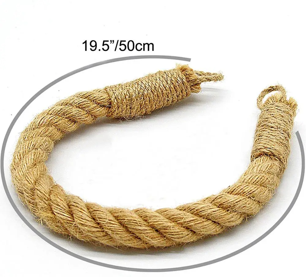 Nautical Rope Toilet Paper Holder Antique Bathroom Towel Holder Tie-Back Curtain Rack Wall Mounted Metal Anchor Hook Design