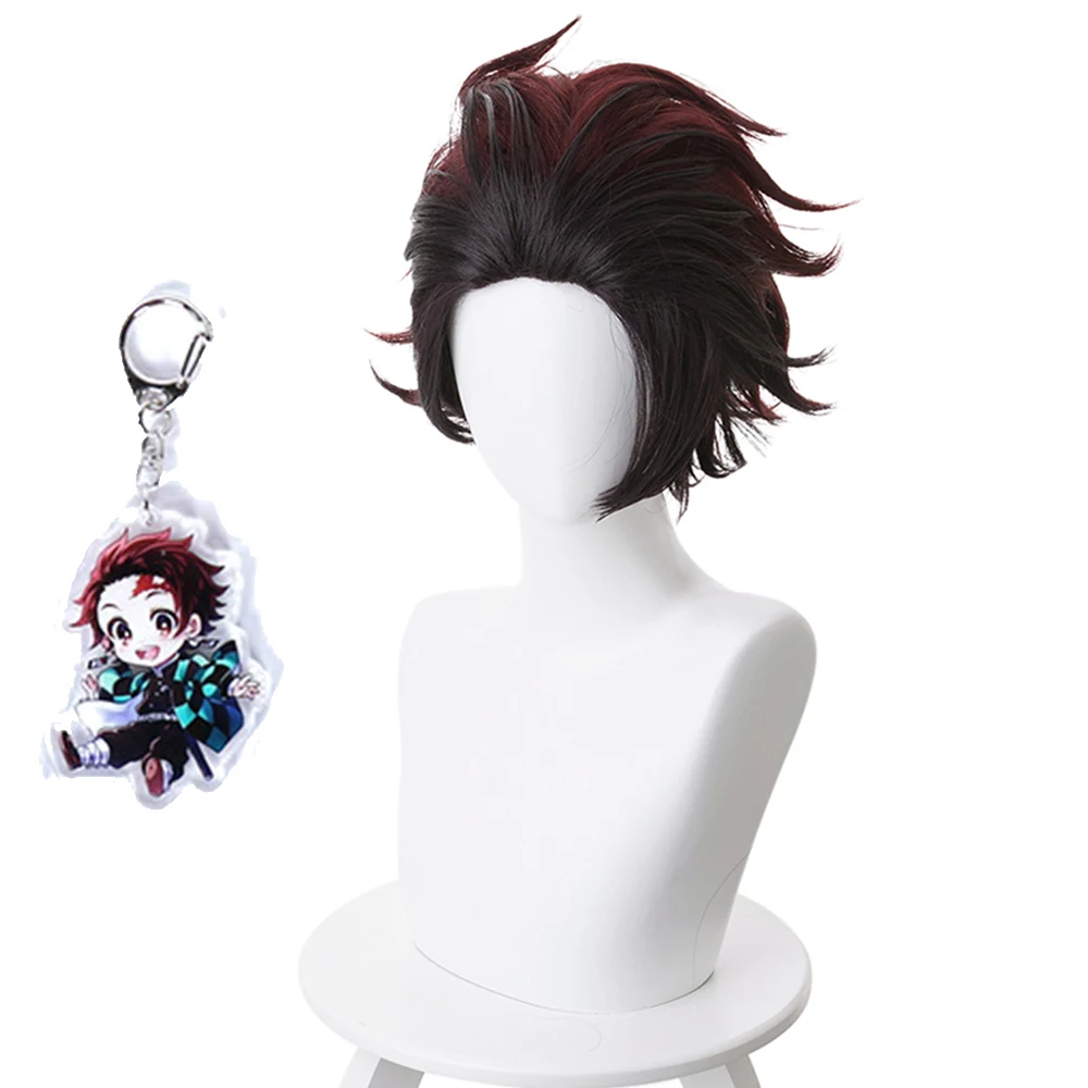 TDAICHAN Anime Demon Slayer Kimetsu No Yaiba Tokitou Muichirou Ponytails Wig Cosplay Agatsuma Zenitsu Kamado Tanjirou Keychain -Zentai shop online H627043c44c63444795d775d3b7ec5577r.jpg